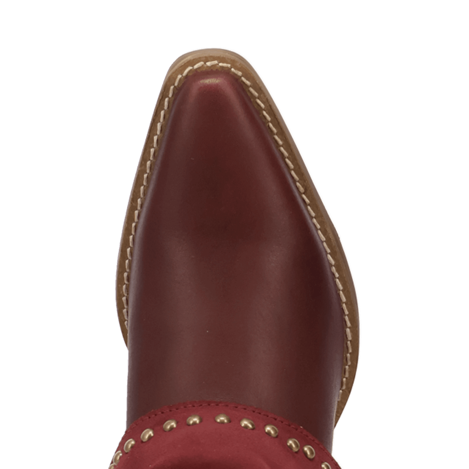 PRODUCT SHOT OFF THE CUFF LEATHER BOOTIE AT TOE ANGLE