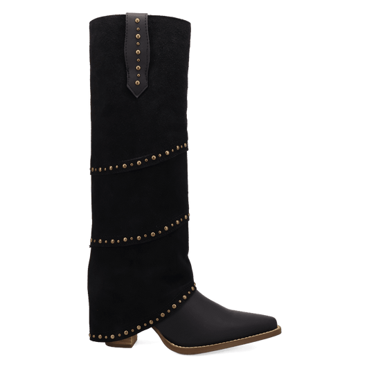 PRODUCT SHOT TEXANI LEATHER BOOT AT 90 DEGREE INSIDE ANGLE