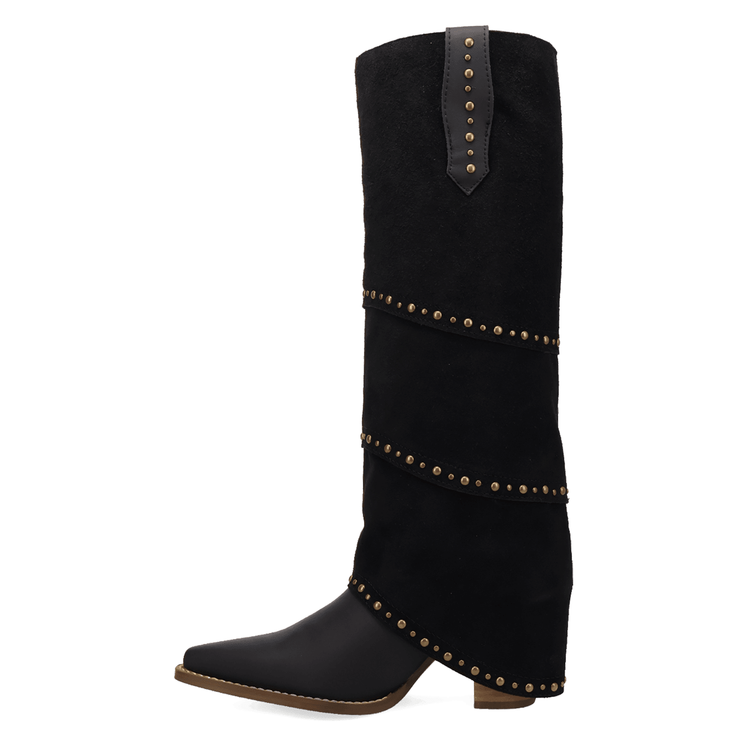 PRODUCT SHOT TEXANI LEATHER BOOT AT 135 DEGREE OUTSIDE ANGLE