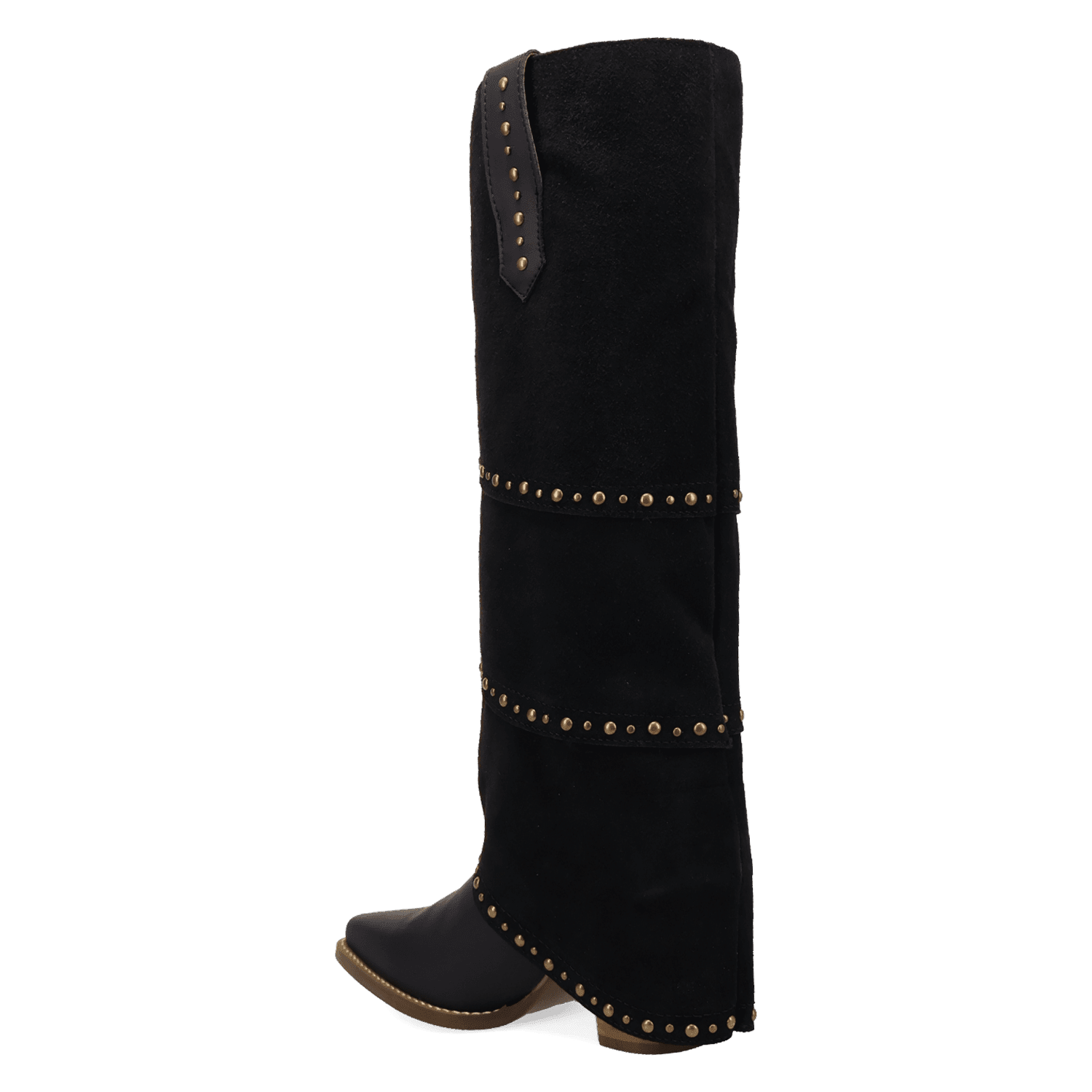 PRODUCT SHOT TEXANI LEATHER BOOT AT 270 DEGREE ANGLE