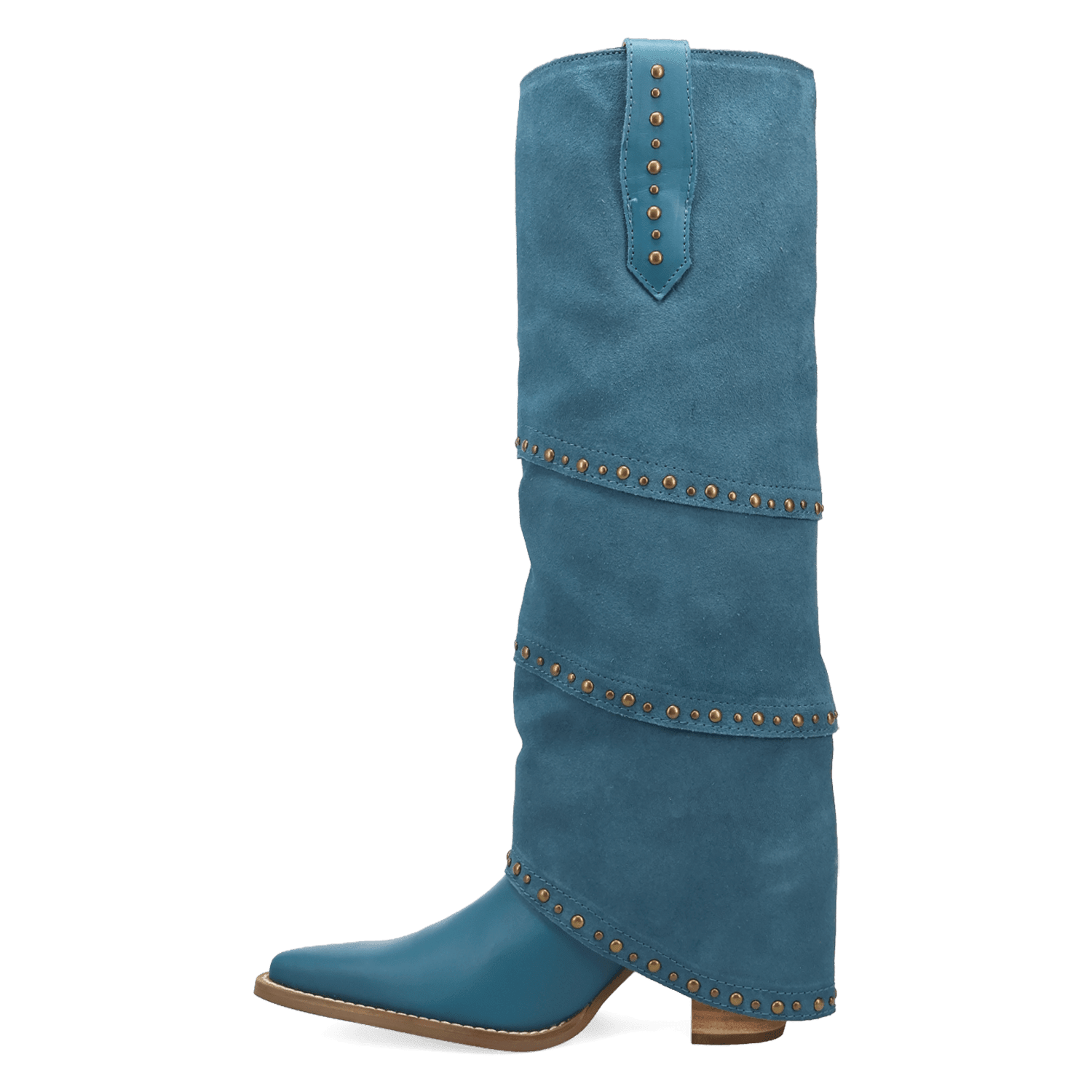 PRODUCT SHOT TEXANI LEATHER BOOT AT 135 DEGREE OUTSIDE ANGLE