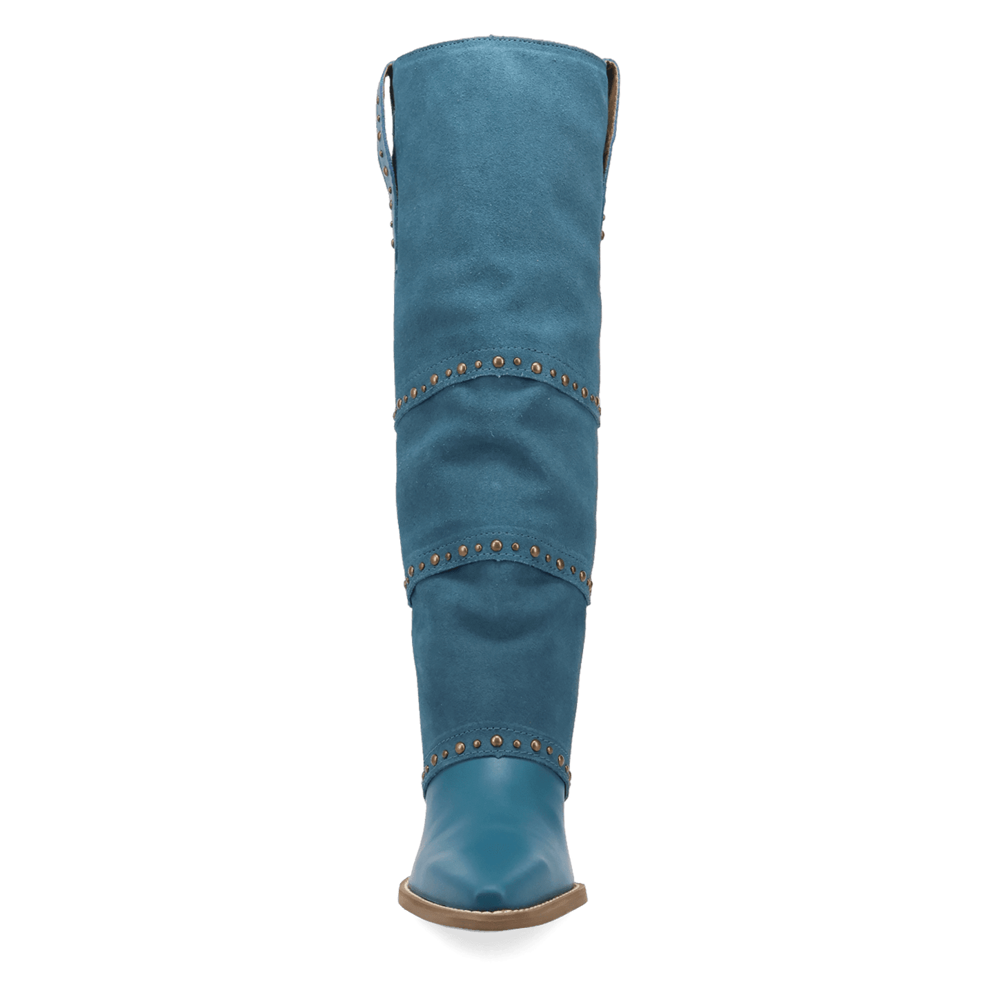 PRODUCT SHOT TEXANI LEATHER BOOT AT FRONT ANGLE