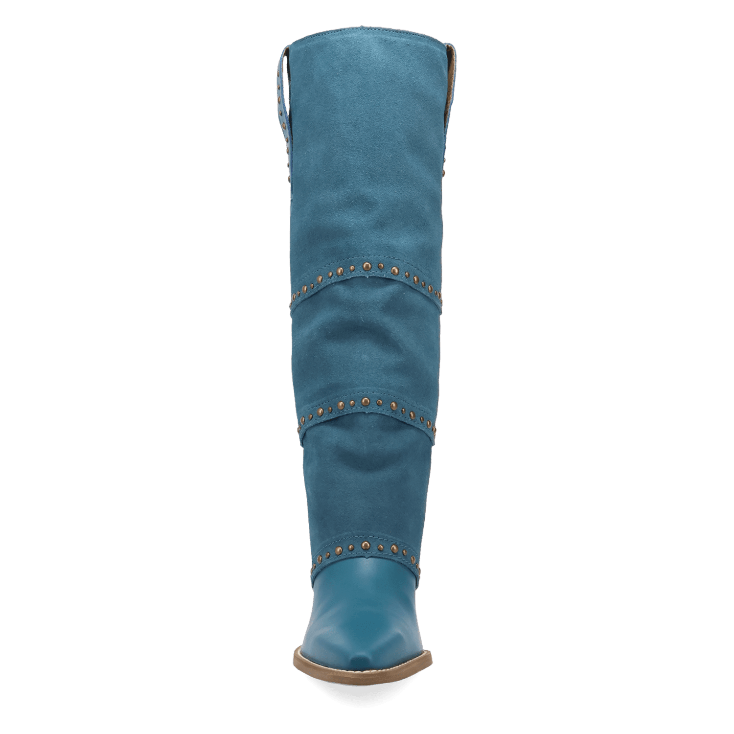 PRODUCT SHOT TEXANI LEATHER BOOT AT FRONT ANGLE