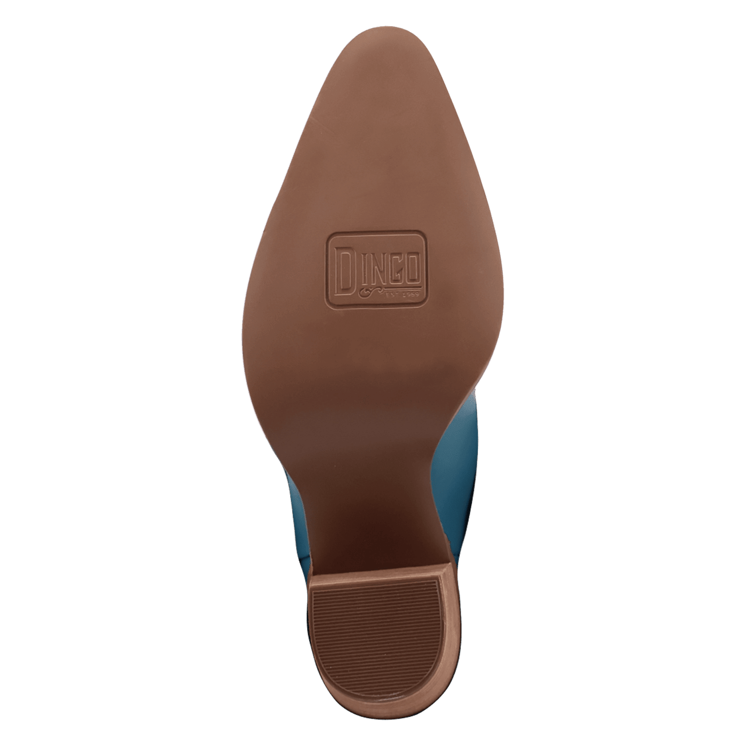 PRODUCT SHOT TEXANI LEATHER BOOT AT OUTSOLE ANGLE