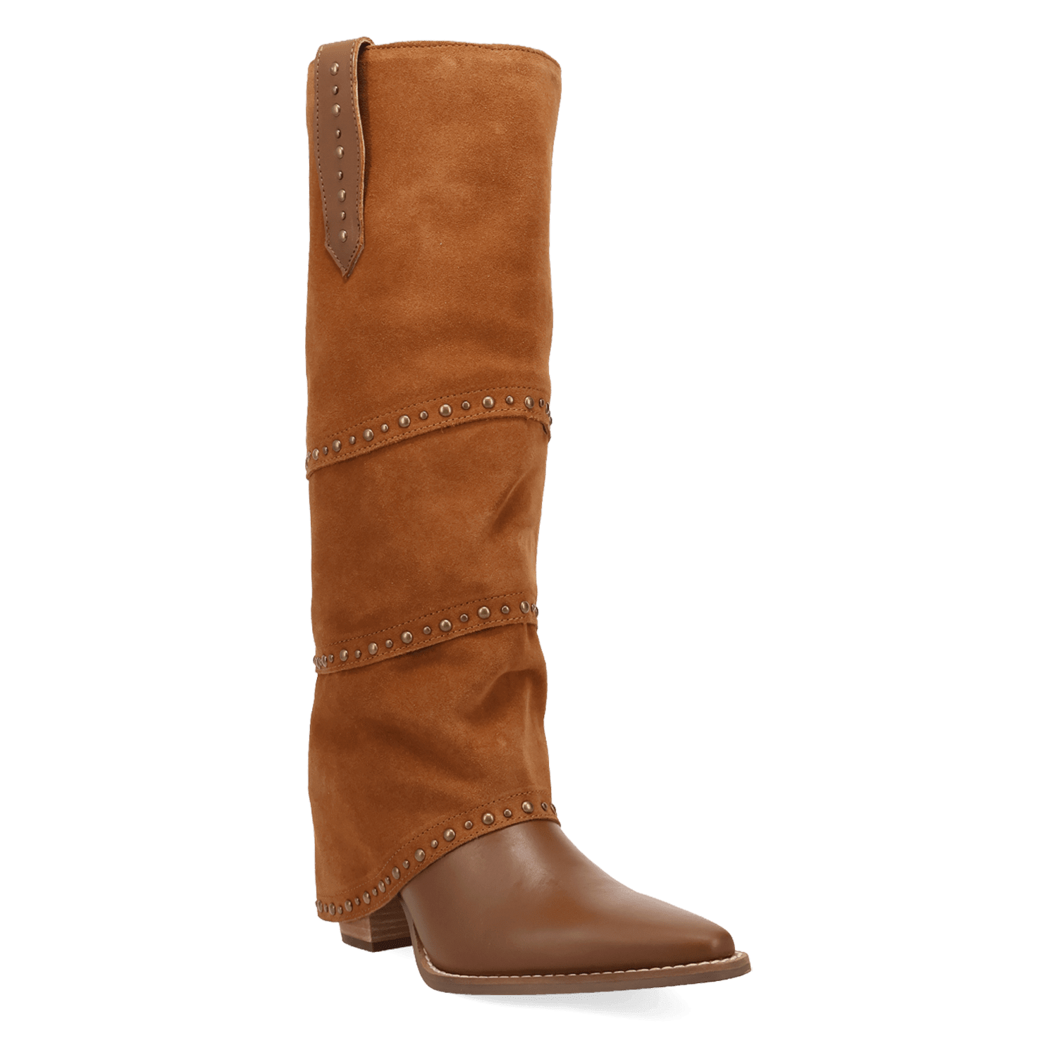 PRODUCT SHOT TEXANI LEATHER BOOT AT 45 DEGREE ANGLE