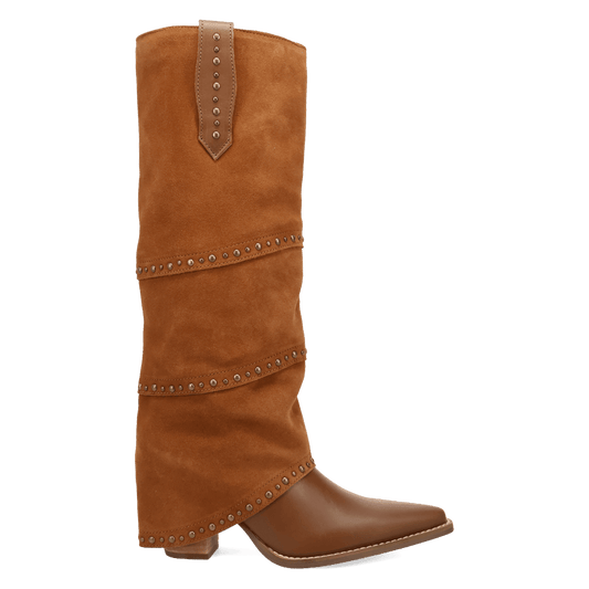 PRODUCT SHOT TEXANI LEATHER BOOT AT 90 DEGREE INSIDE ANGLE
