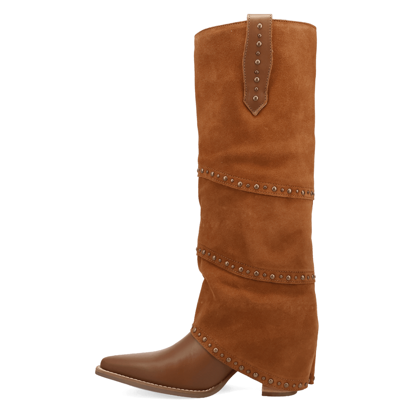 PRODUCT SHOT TEXANI LEATHER BOOT AT 135 DEGREE OUTSIDE ANGLE