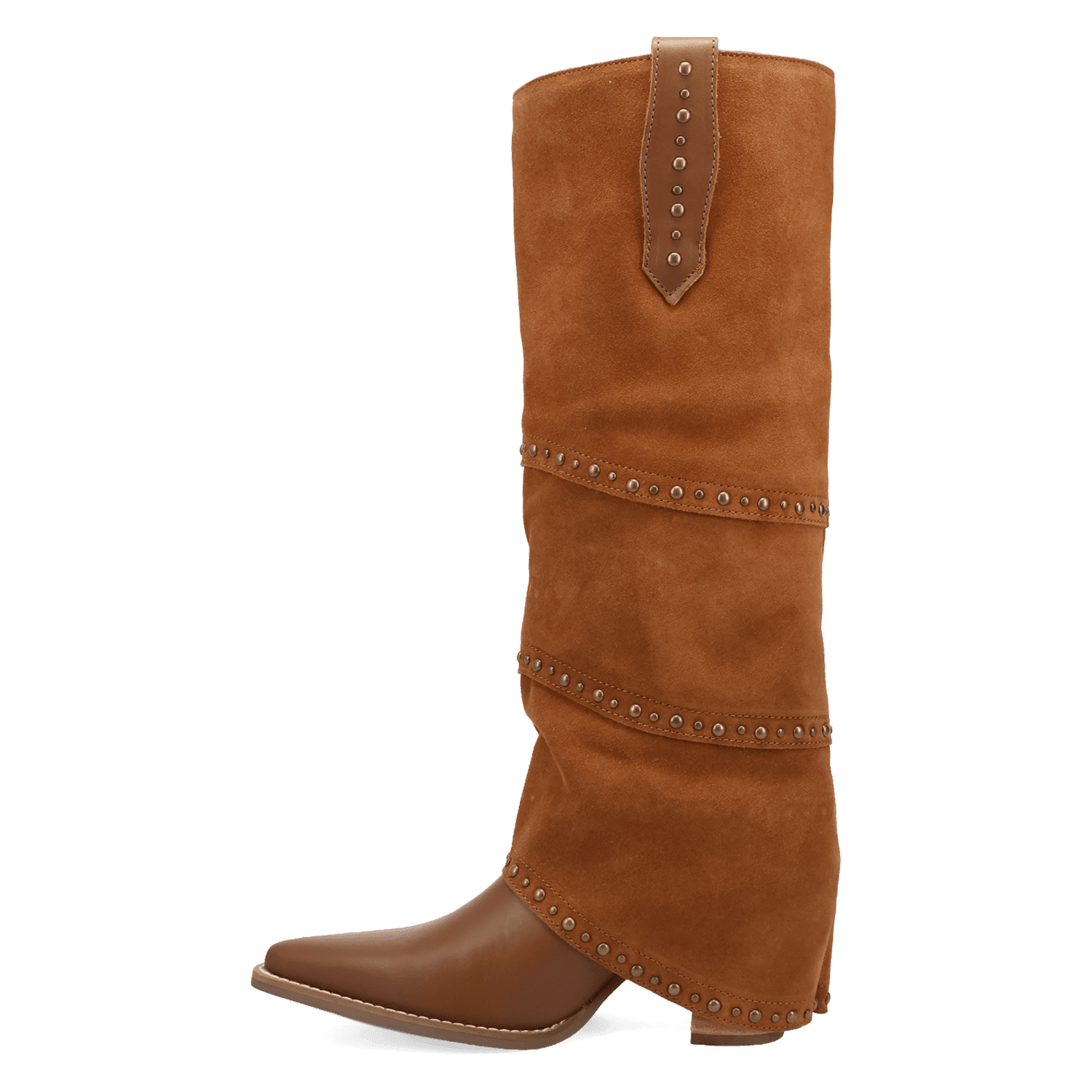 PRODUCT SHOT TEXANI LEATHER BOOT AT 135 DEGREE OUTSIDE ANGLE
