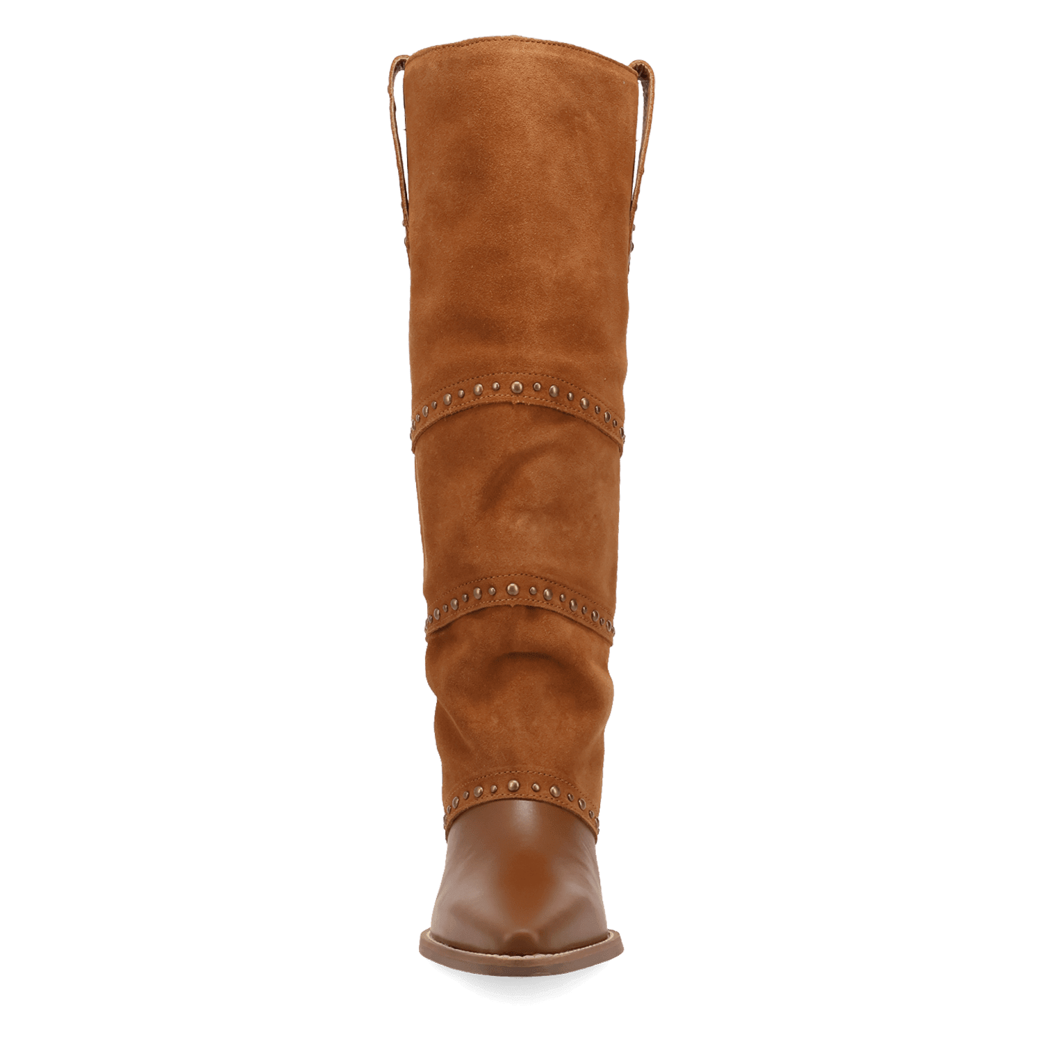 PRODUCT SHOT TEXANI LEATHER BOOT AT FRONT ANGLE