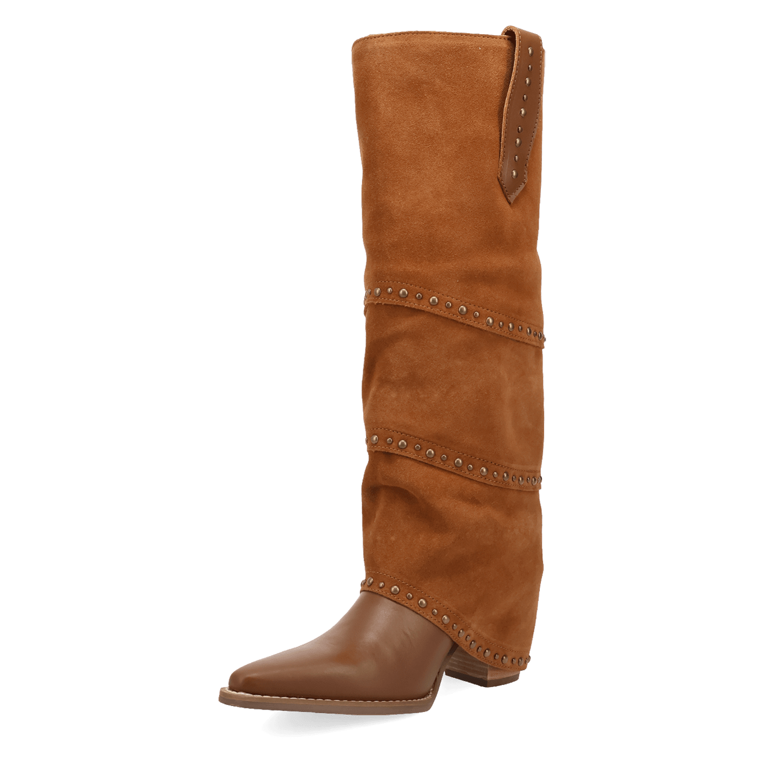 PRODUCT SHOT TEXANI LEATHER BOOT AT 225 DEGREE ANGLE