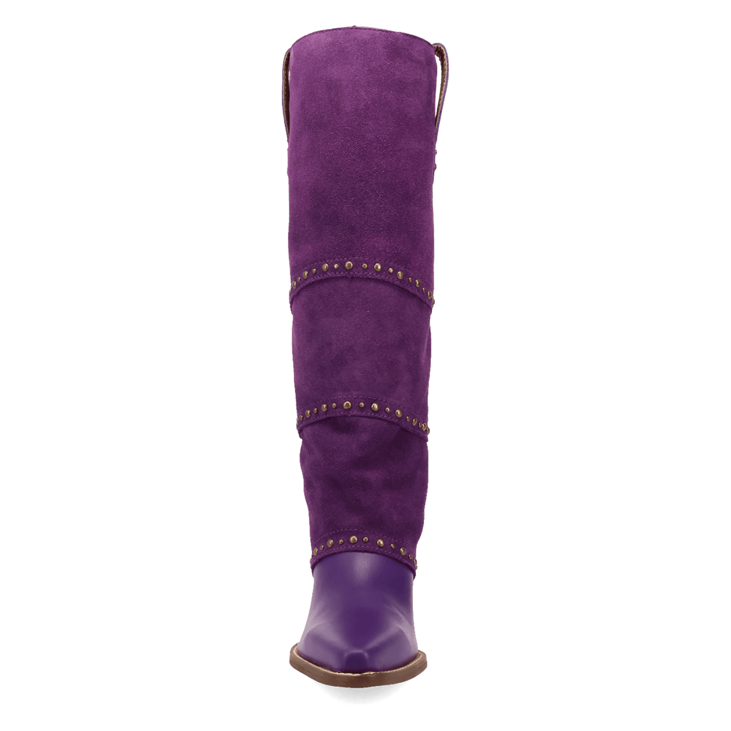 PRODUCT SHOT TEXANI LEATHER BOOT AT FRONT ANGLE