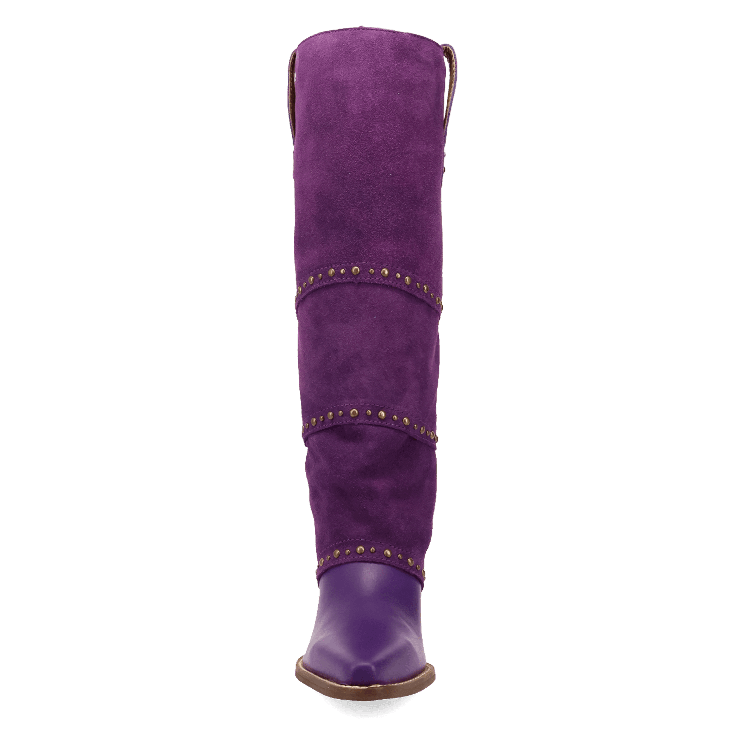 PRODUCT SHOT TEXANI LEATHER BOOT AT FRONT ANGLE