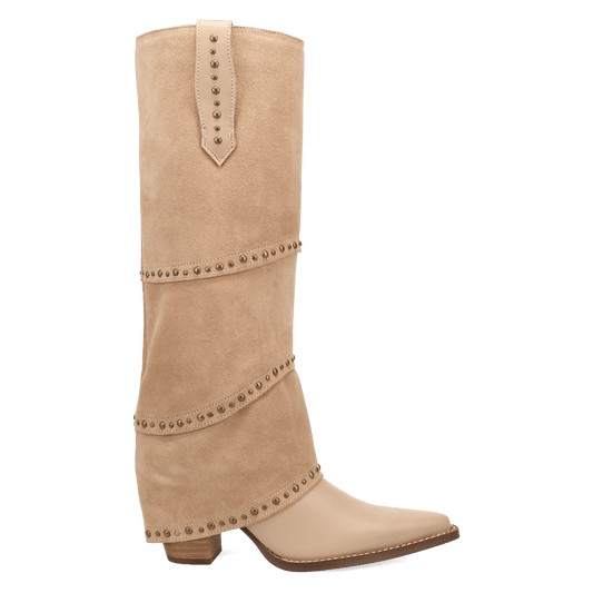 PRODUCT SHOT TEXANI LEATHER BOOT AT 90 DEGREE INSIDE ANGLE