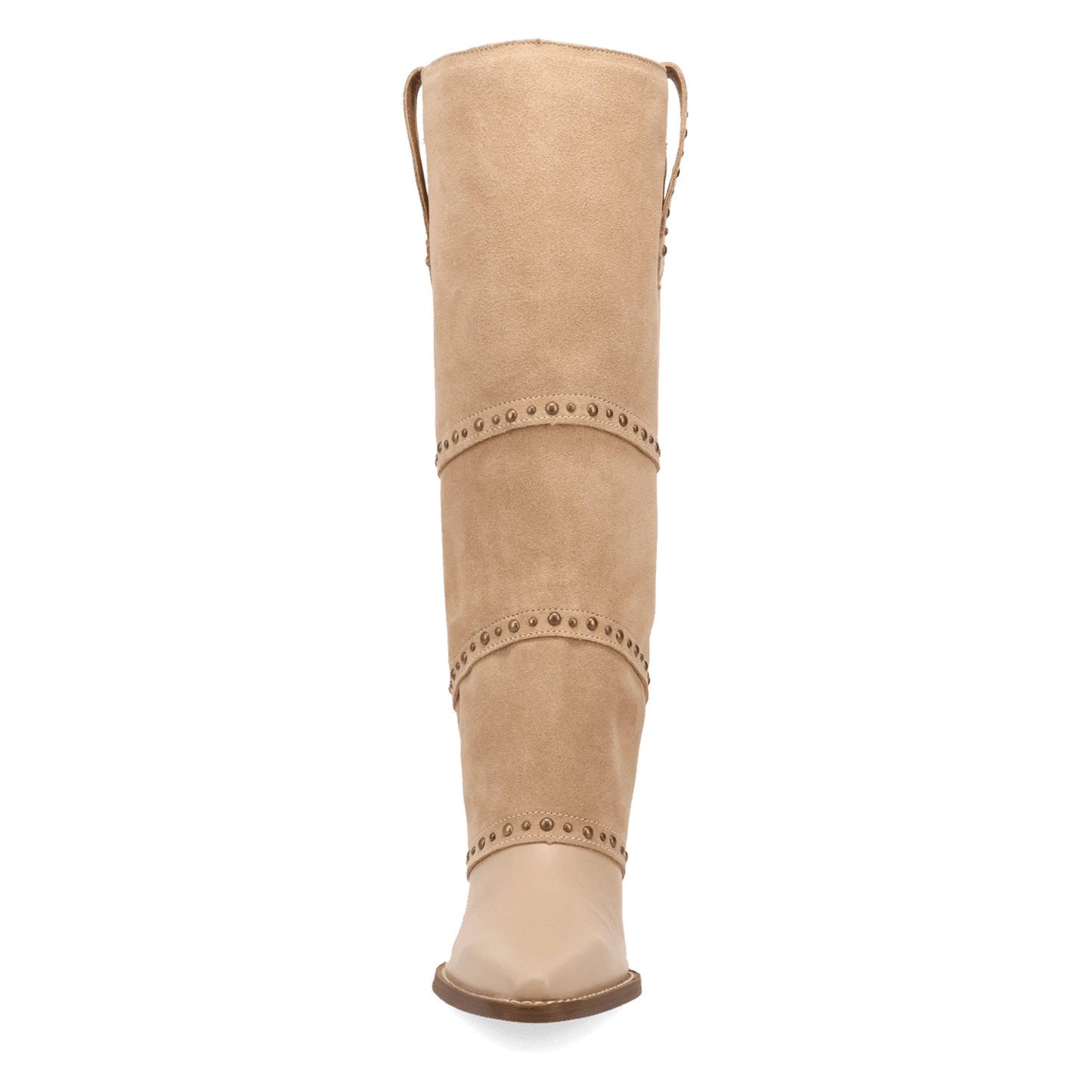 PRODUCT SHOT TEXANI LEATHER BOOT AT FRONT ANGLE