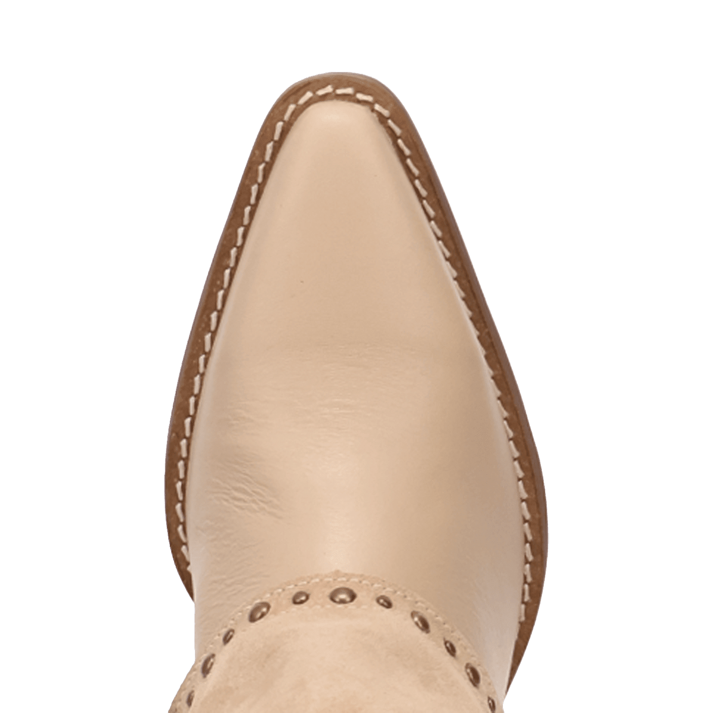 PRODUCT SHOT TEXANI LEATHER BOOT AT TOE ANGLE