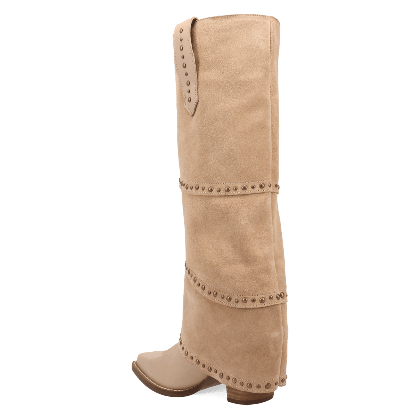 PRODUCT SHOT TEXANI LEATHER BOOT AT 270 DEGREE ANGLE