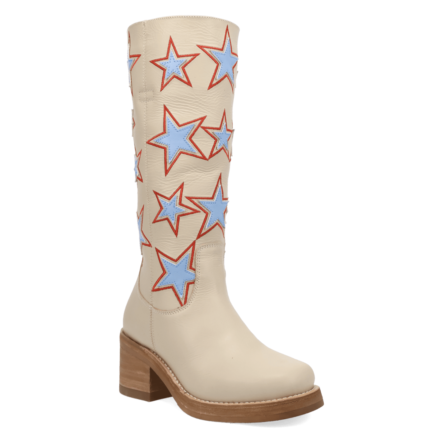 PRODUCT SHOT AMERICAN DREAM LEATHER BOOT AT 45 DEGREE ANGLE