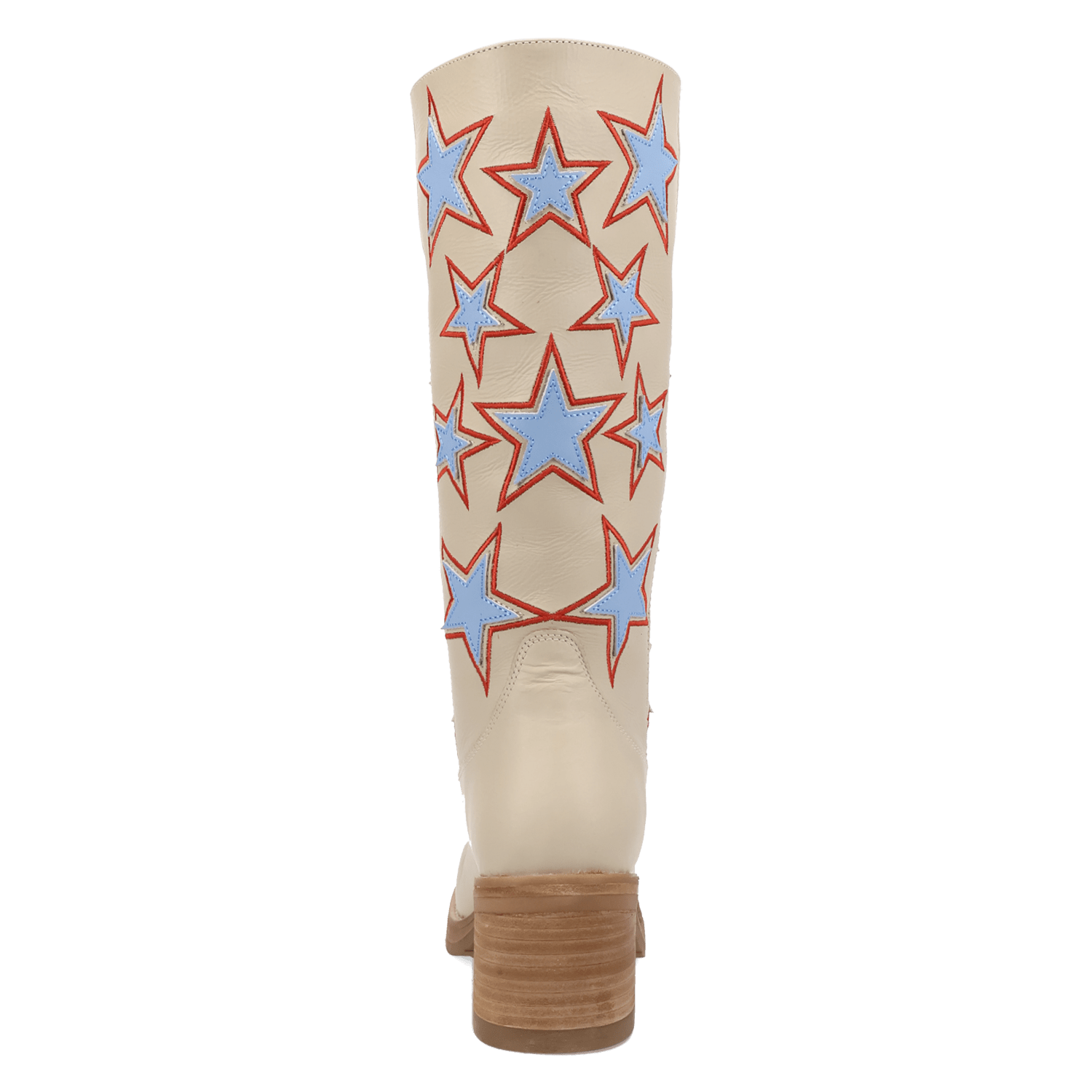 PRODUCT SHOT AMERICAN DREAM LEATHER BOOT AT 180 DEGREE BACK ANGLE
