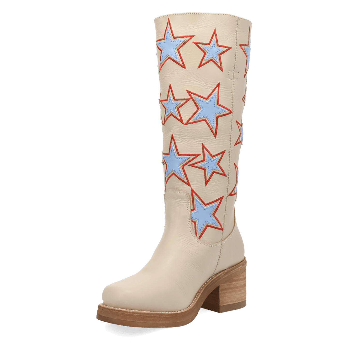PRODUCT SHOT AMERICAN DREAM LEATHER BOOT AT 225 DEGREE ANGLE