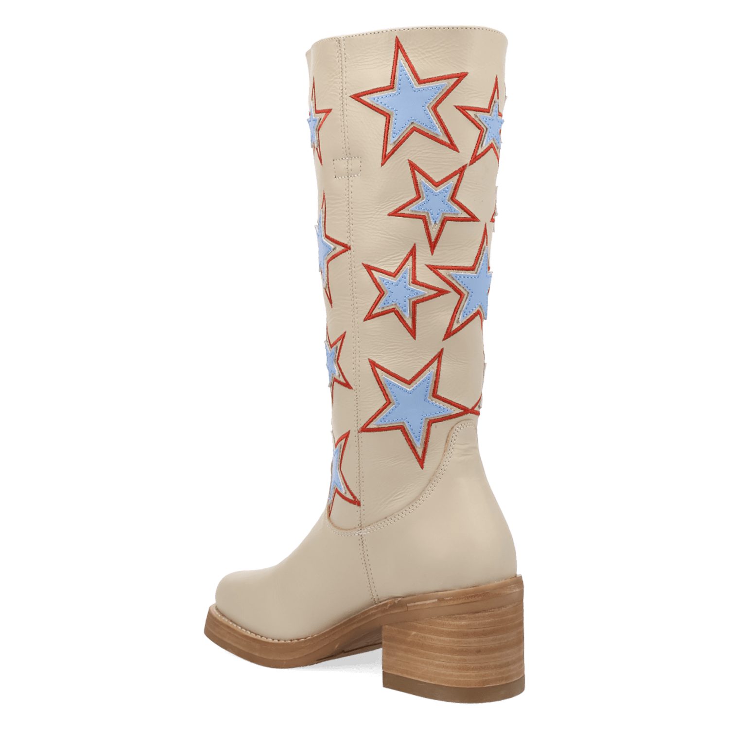 PRODUCT SHOT AMERICAN DREAM LEATHER BOOT AT 270 DEGREE ANGLE