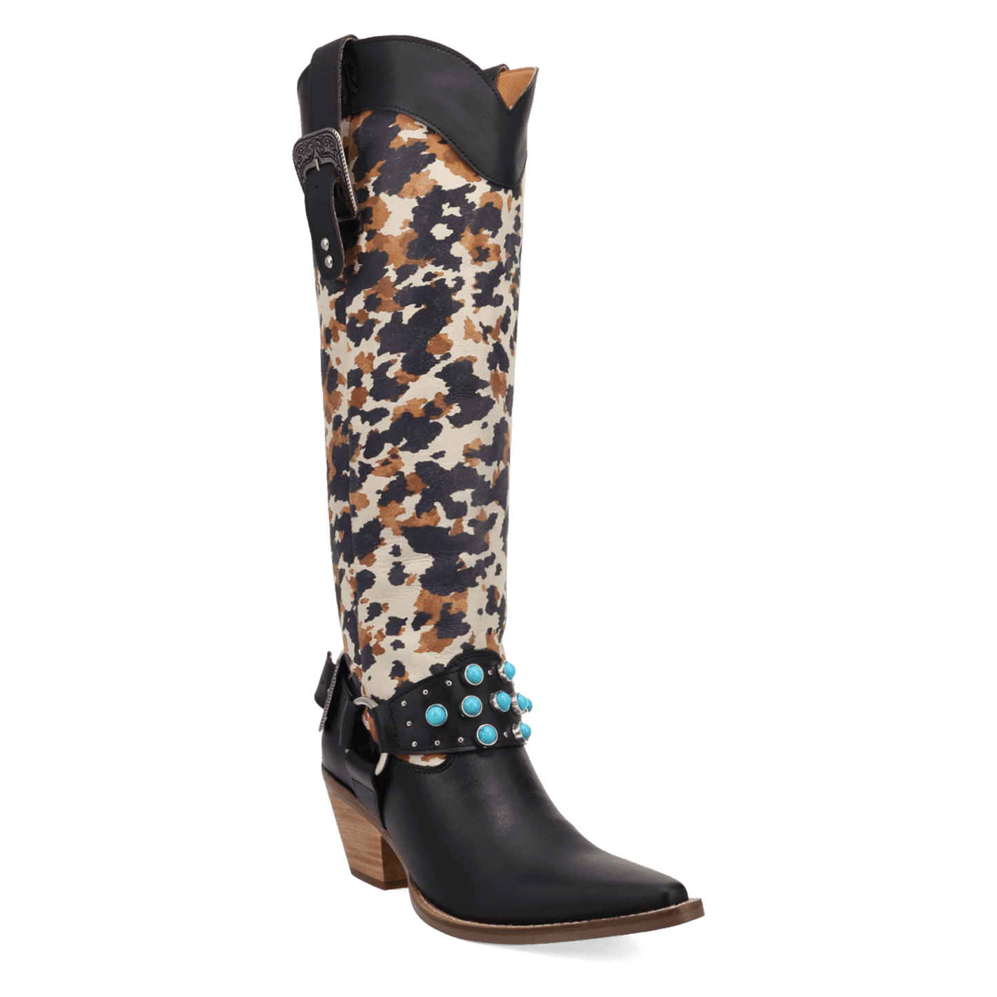 PRODUCT SHOT CITY SLICKER LEATHER BOOT AT 45 DEGREE ANGLE