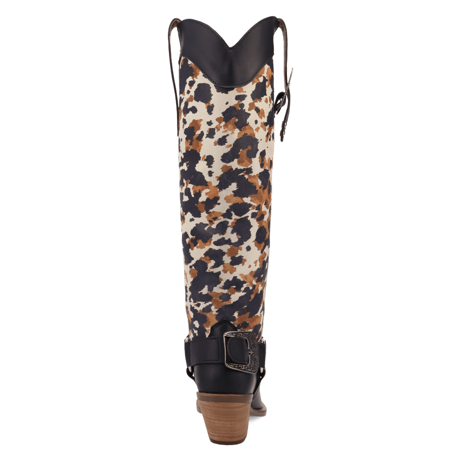 PRODUCT SHOT CITY SLICKER LEATHER BOOT AT 180 DEGREE BACK ANGLE