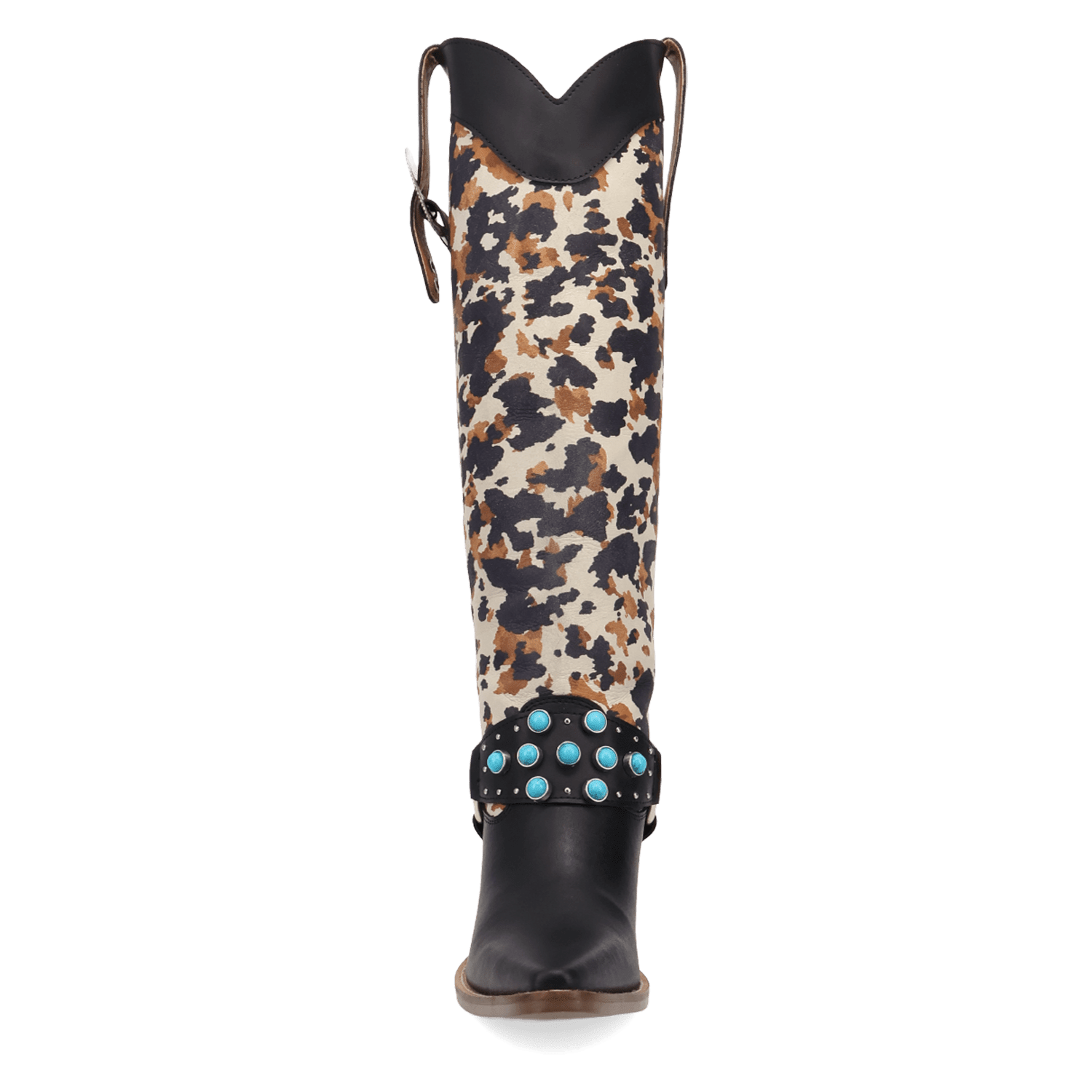 PRODUCT SHOT CITY SLICKER LEATHER BOOT AT FRONT ANGLE