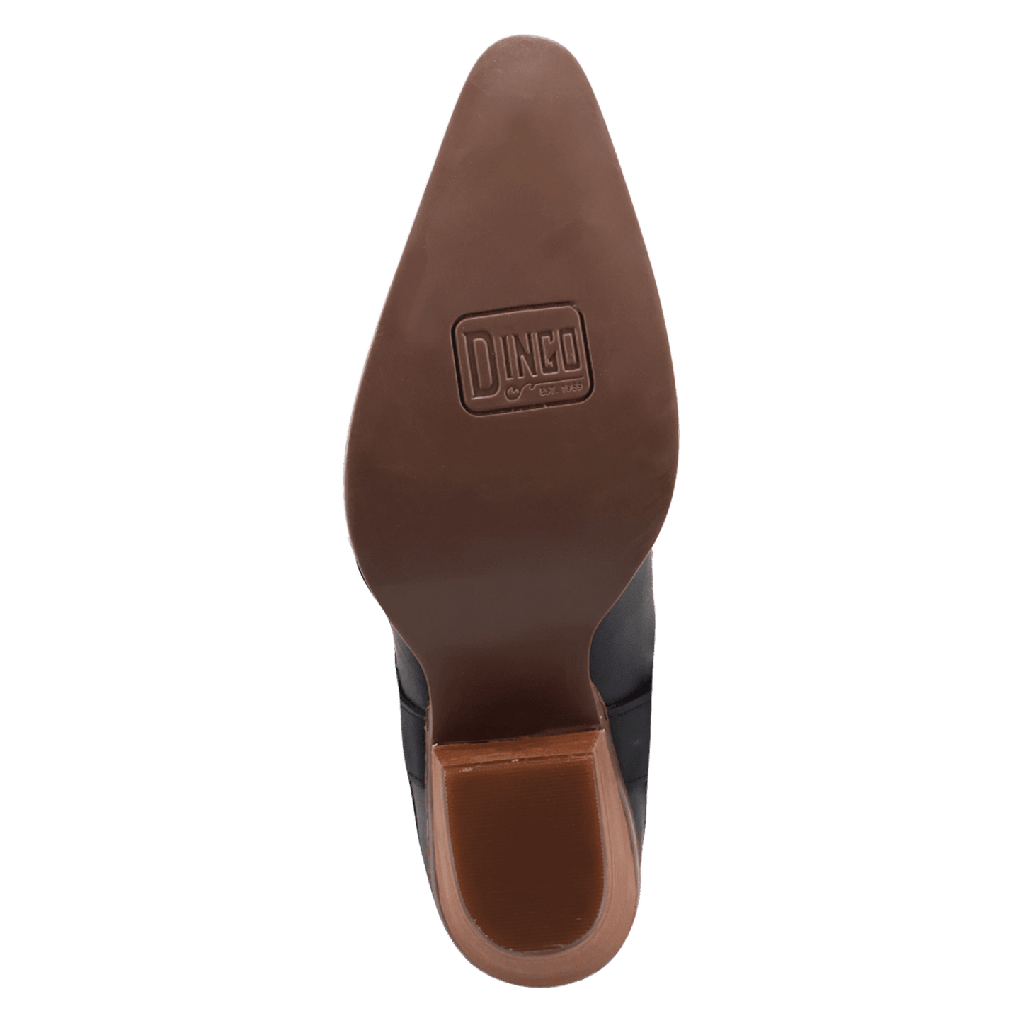 PRODUCT SHOT CITY SLICKER LEATHER BOOT AT OUTSOLE ANGLE