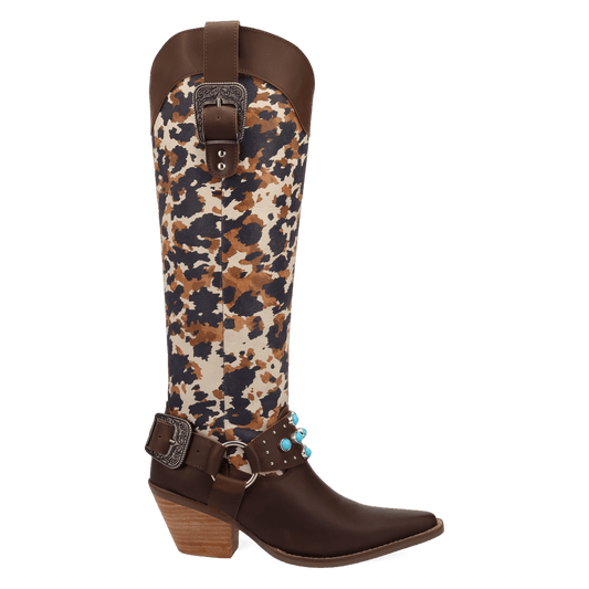 PRODUCT SHOT CITY SLICKER LEATHER BOOT AT 90 DEGREE INSIDE ANGLE