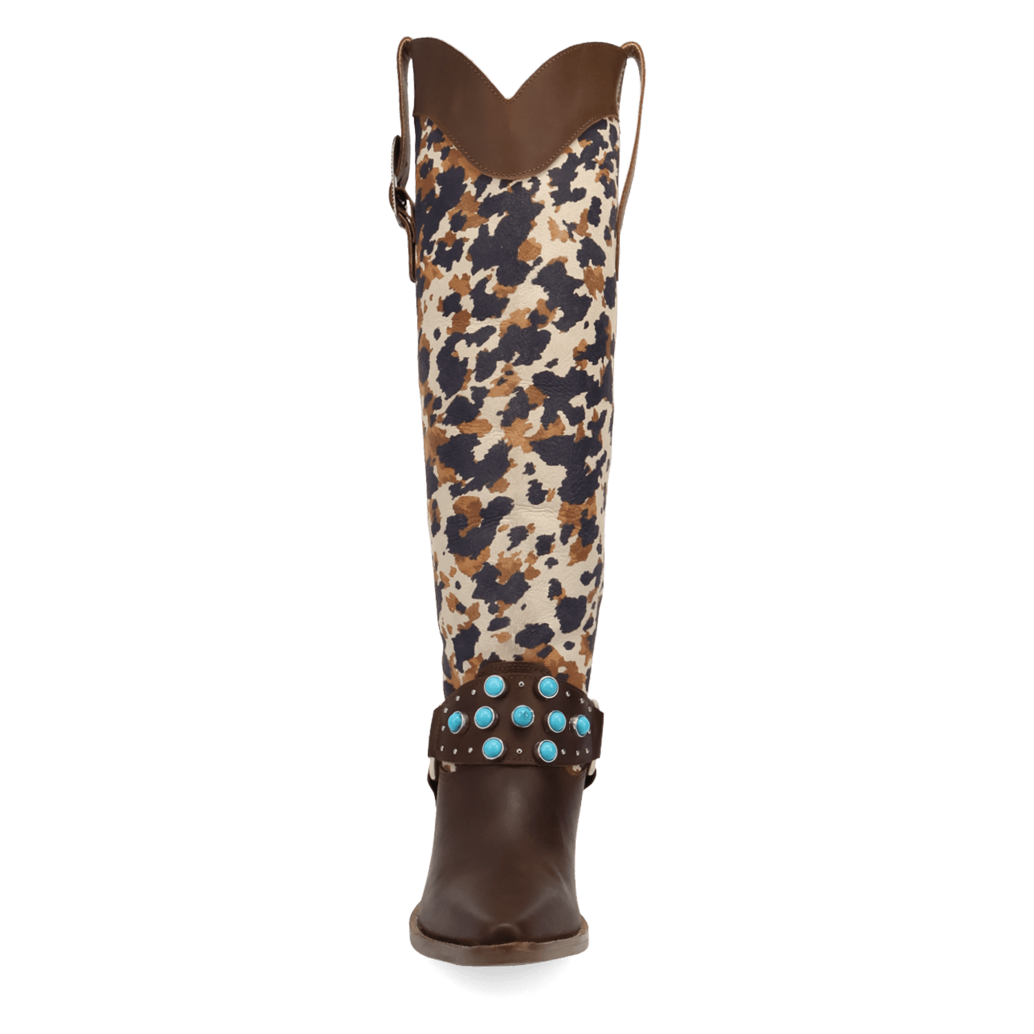 PRODUCT SHOT CITY SLICKER LEATHER BOOT AT FRONT ANGLE