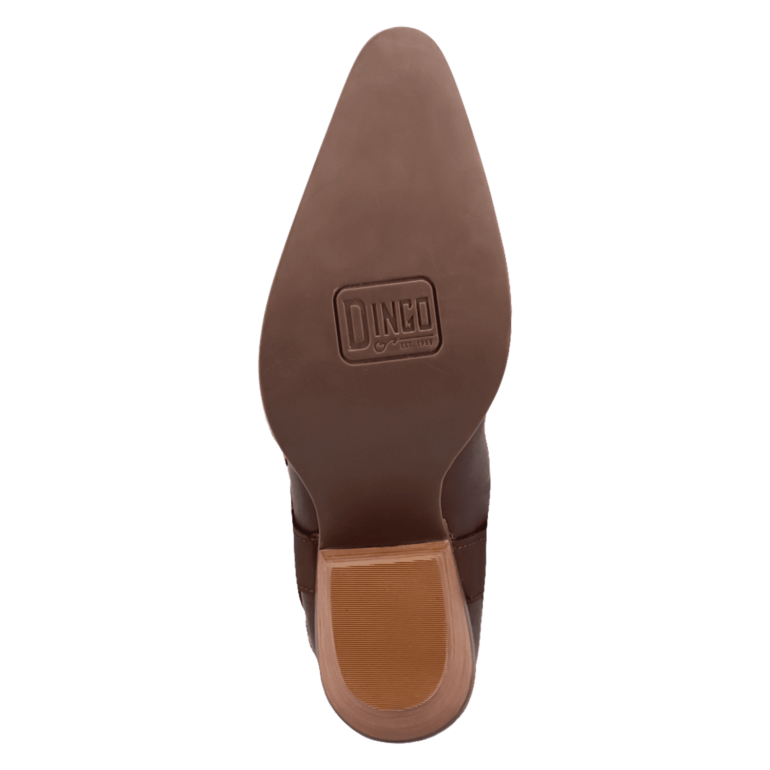 PRODUCT SHOT CITY SLICKER LEATHER BOOT AT OUTSOLE ANGLE