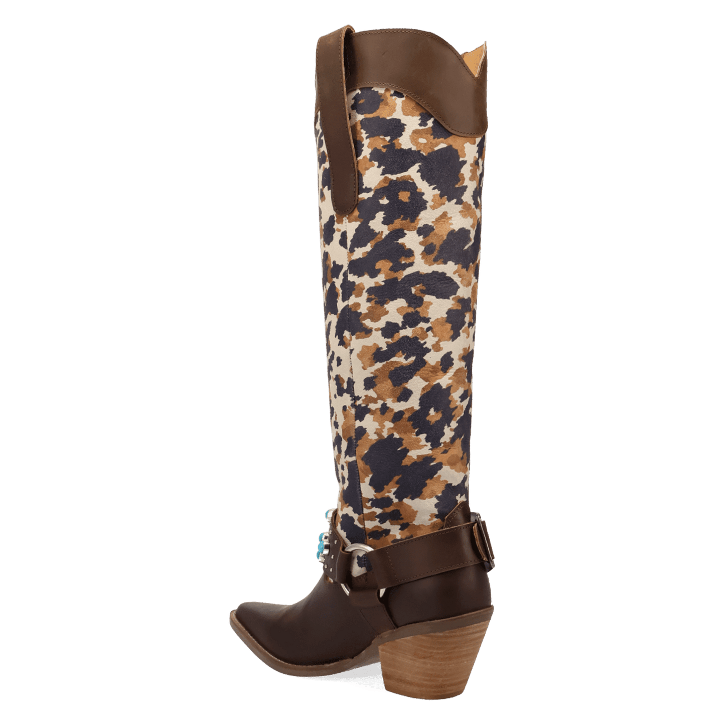 PRODUCT SHOT CITY SLICKER LEATHER BOOT AT 270 DEGREE ANGLE