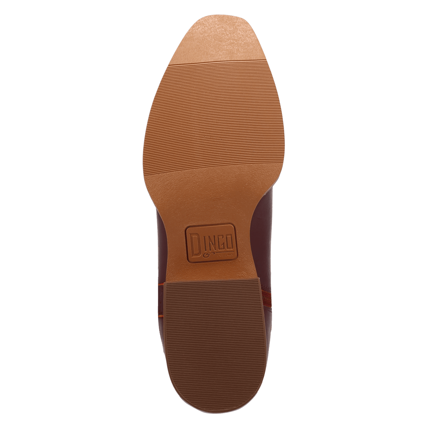 PRODUCT SHOT ROWDY LEATHER BOOT AT OUTSOLE ANGLE