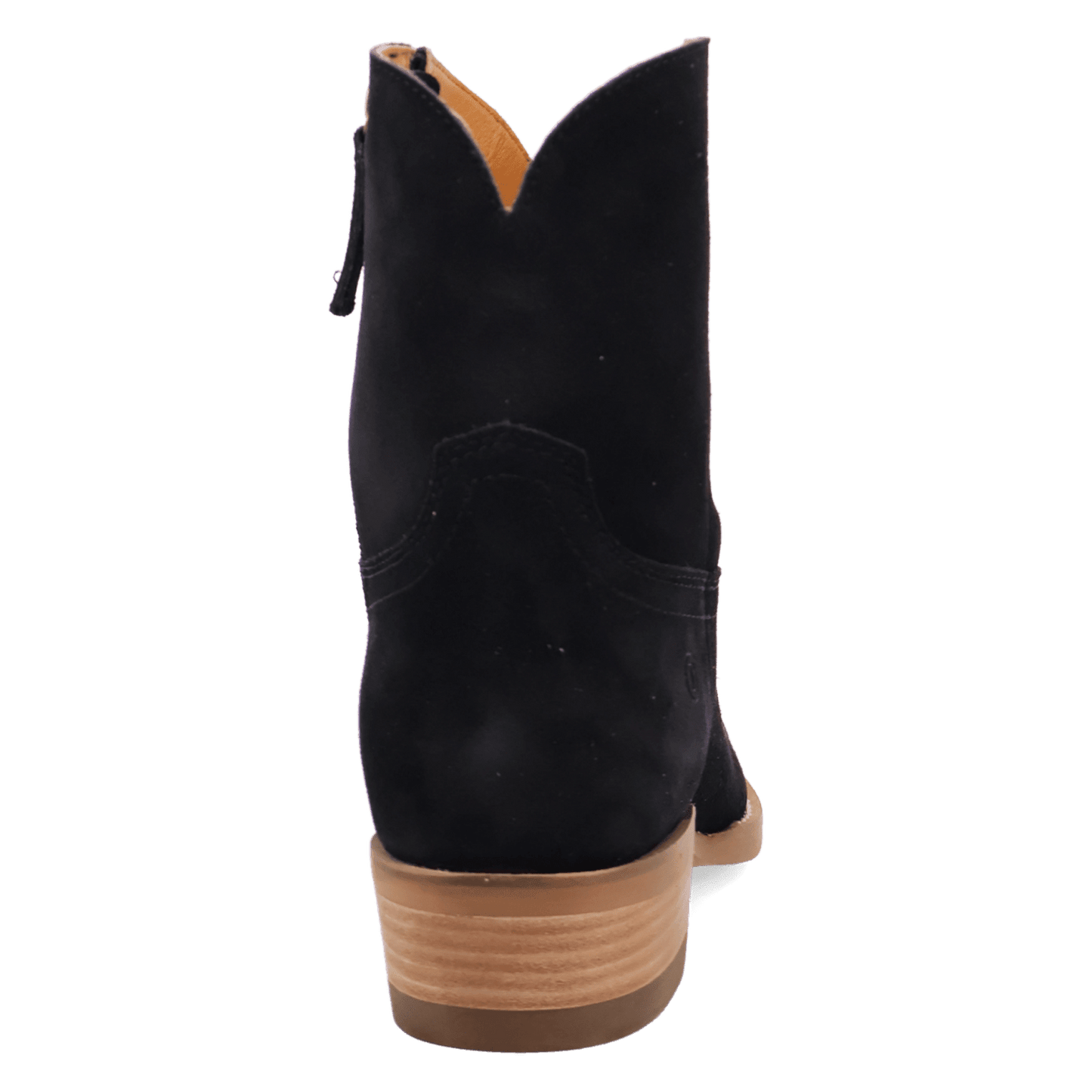 PRODUCT SHOT NIGHT SHIFT LEATHER BOOT AT 180 DEGREE BACK ANGLE