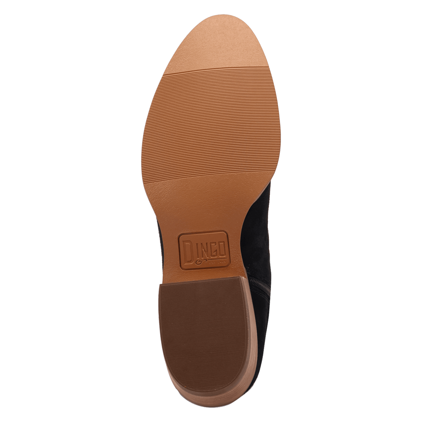 PRODUCT SHOT NIGHT SHIFT LEATHER BOOT AT OUTSOLE ANGLE