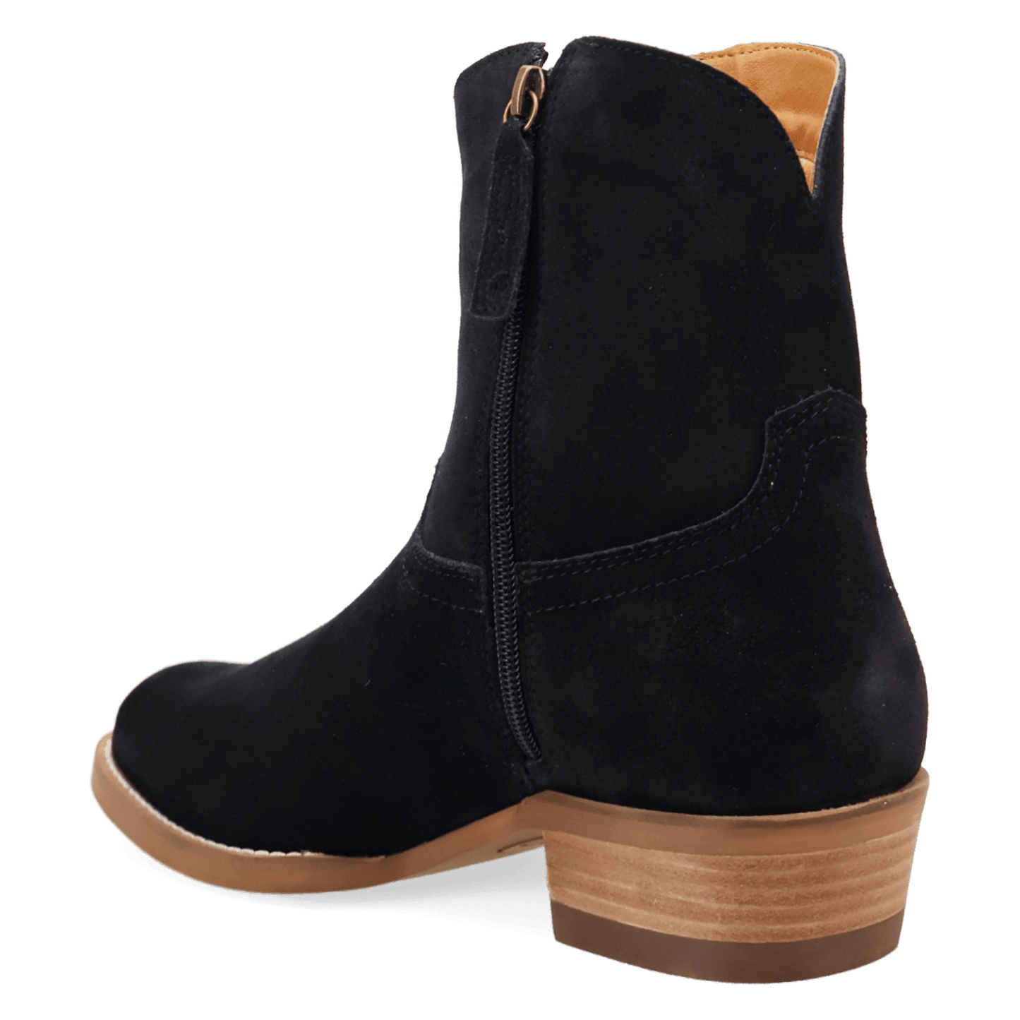 PRODUCT SHOT NIGHT SHIFT LEATHER BOOT AT 270 DEGREE ANGLE