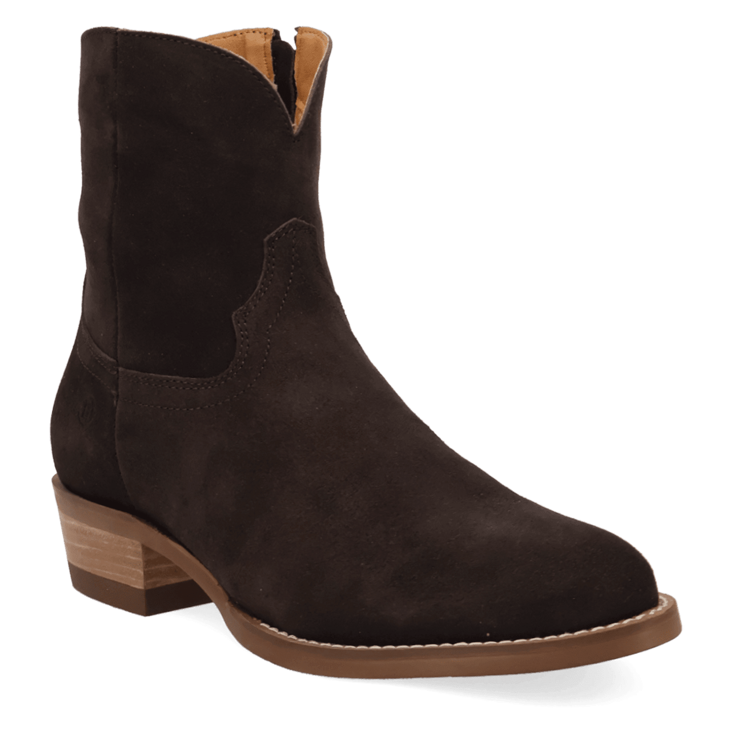 PRODUCT SHOT NIGHT SHIFT LEATHER BOOT AT 45 DEGREE ANGLE