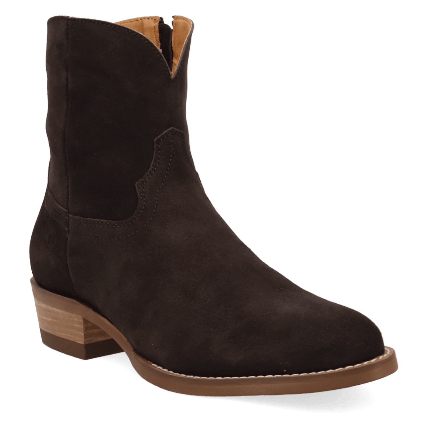 PRODUCT SHOT NIGHT SHIFT LEATHER BOOT AT 45 DEGREE ANGLE