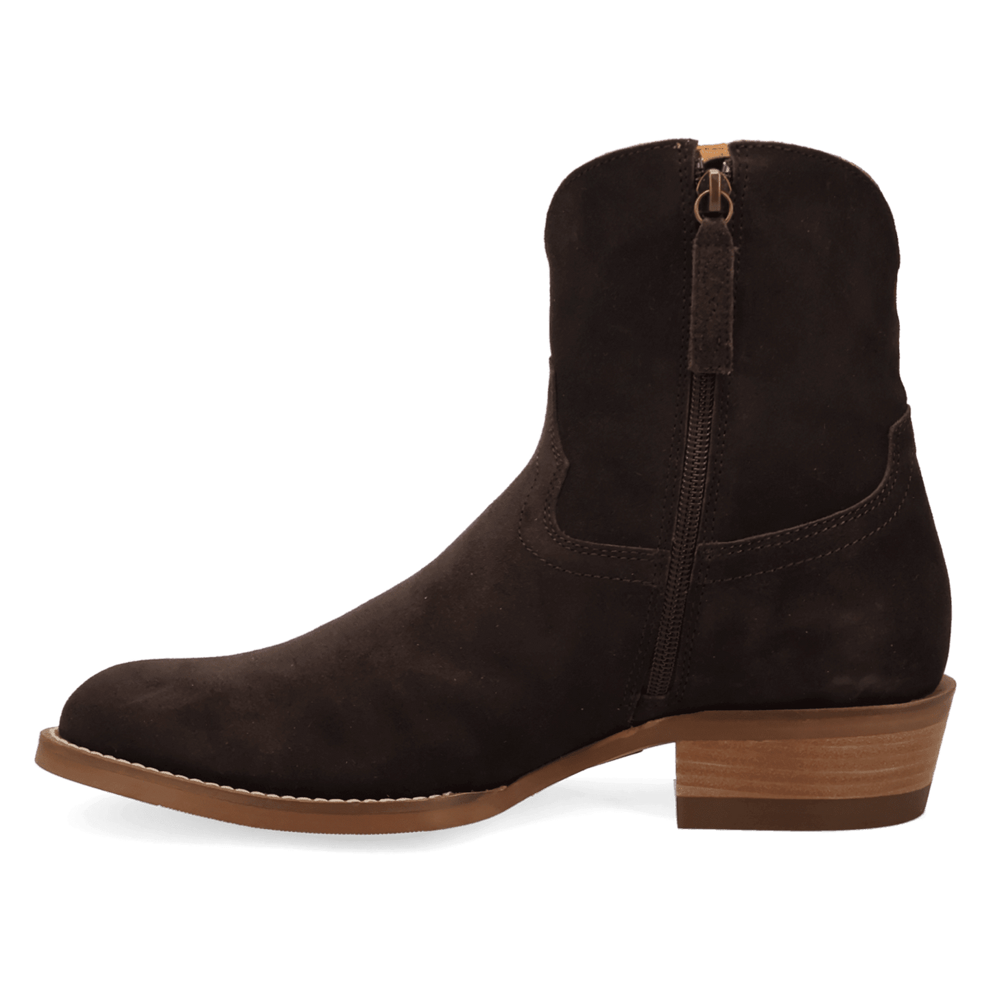 PRODUCT SHOT NIGHT SHIFT LEATHER BOOT AT 135 DEGREE OUTSIDE ANGLE
