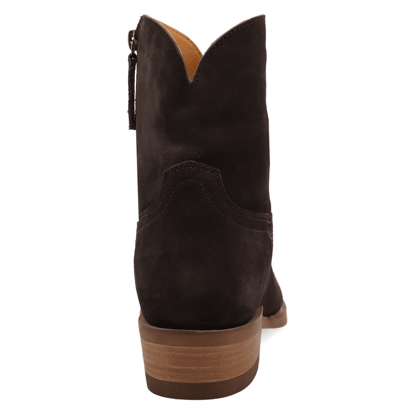 PRODUCT SHOT NIGHT SHIFT LEATHER BOOT AT 180 DEGREE BACK ANGLE