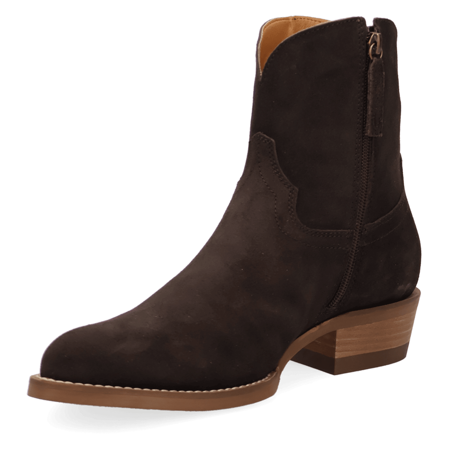 PRODUCT SHOT NIGHT SHIFT LEATHER BOOT AT 225 DEGREE ANGLE