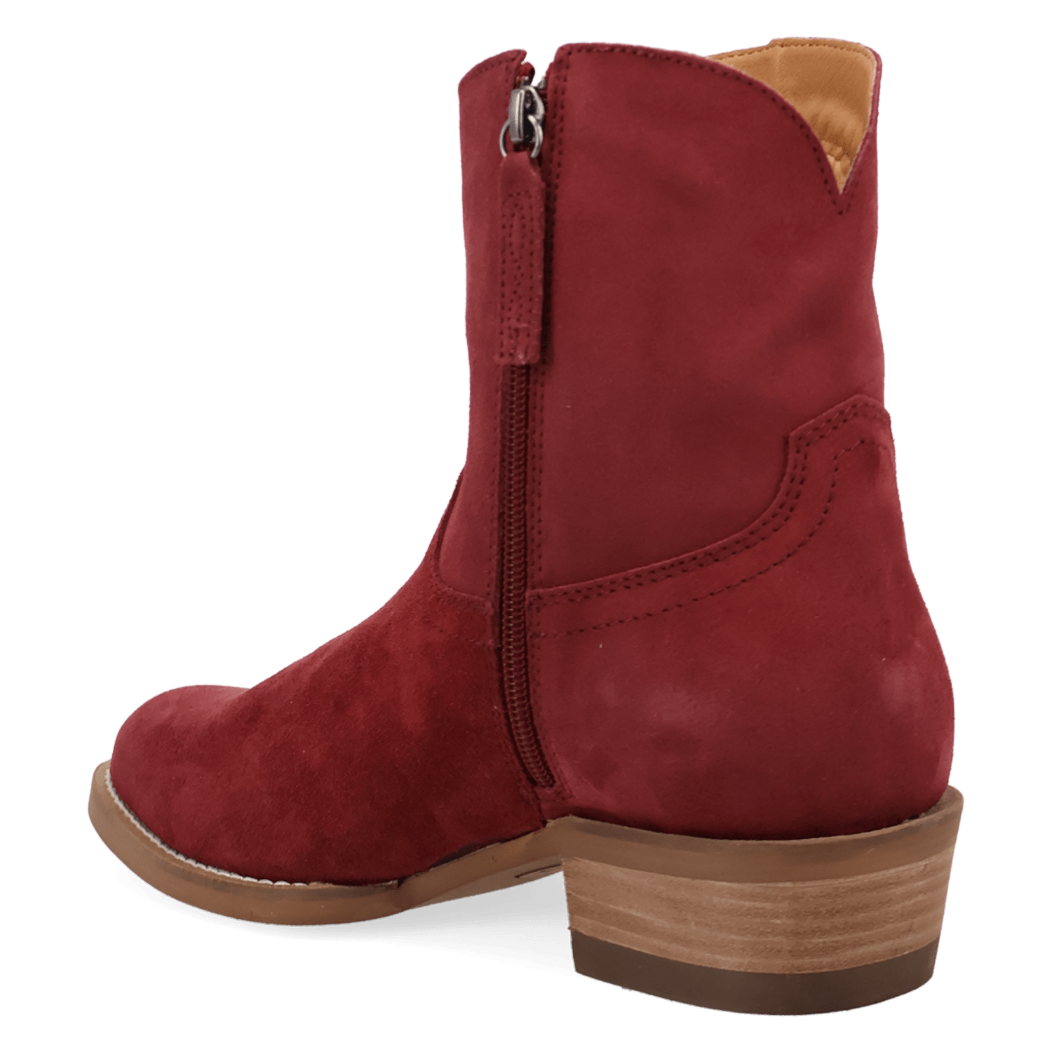 PRODUCT SHOT NIGHT SHIFT LEATHER BOOT AT 270 DEGREE ANGLE