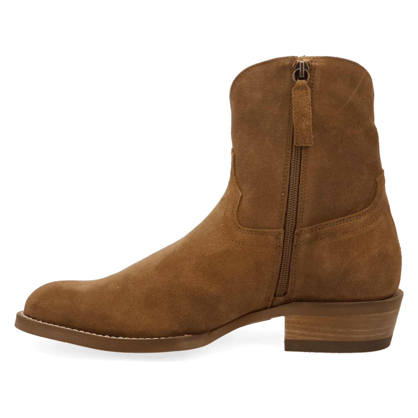PRODUCT SHOT NIGHT SHIFT LEATHER BOOT AT 135 DEGREE OUTSIDE ANGLE