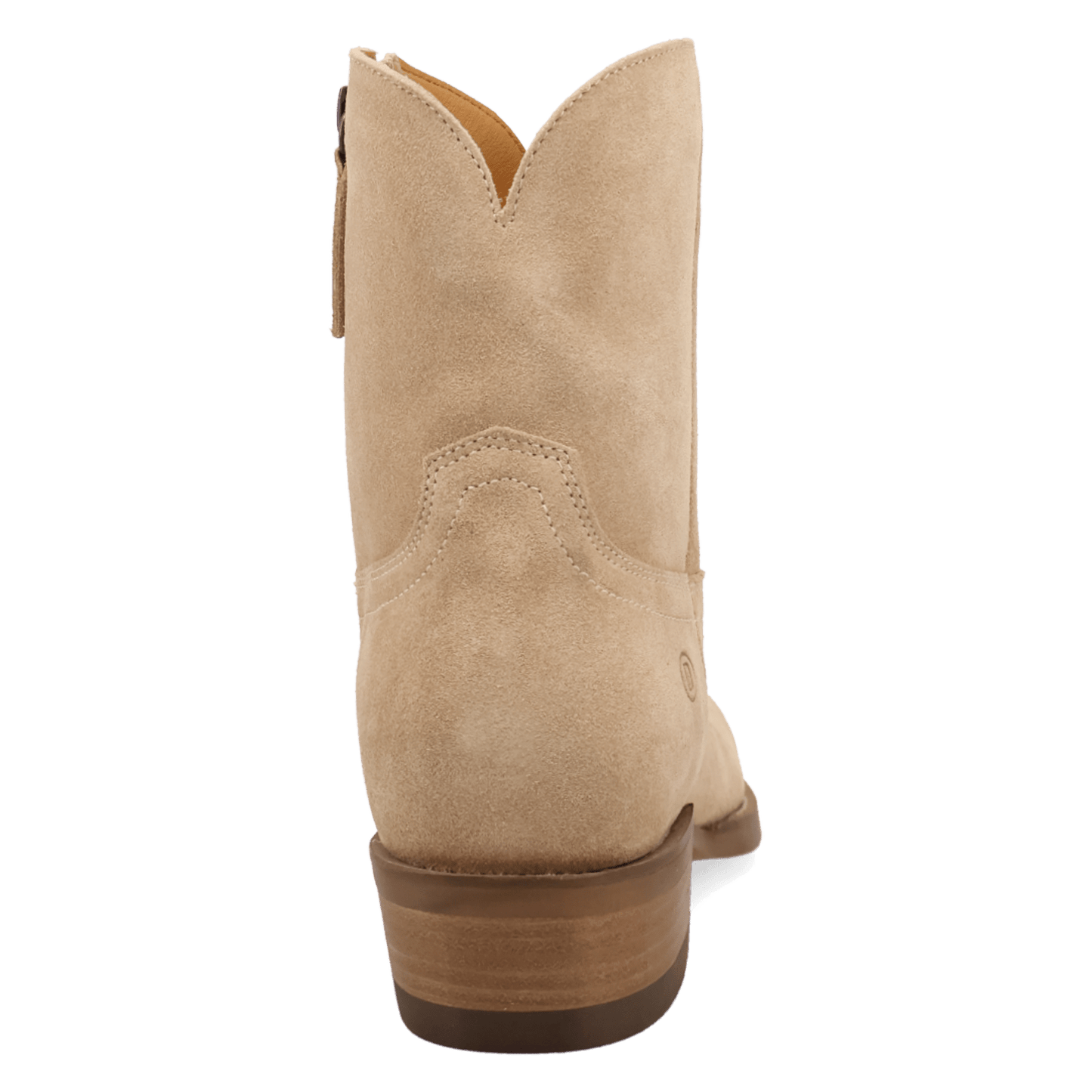 PRODUCT SHOT NIGHT SHIFT LEATHER BOOT AT 180 DEGREE BACK ANGLE