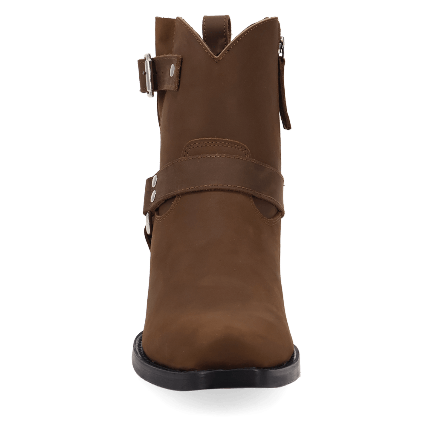 PRODUCT SHOT RENEGADE LEATHER BOOT AT FRONT ANGLE