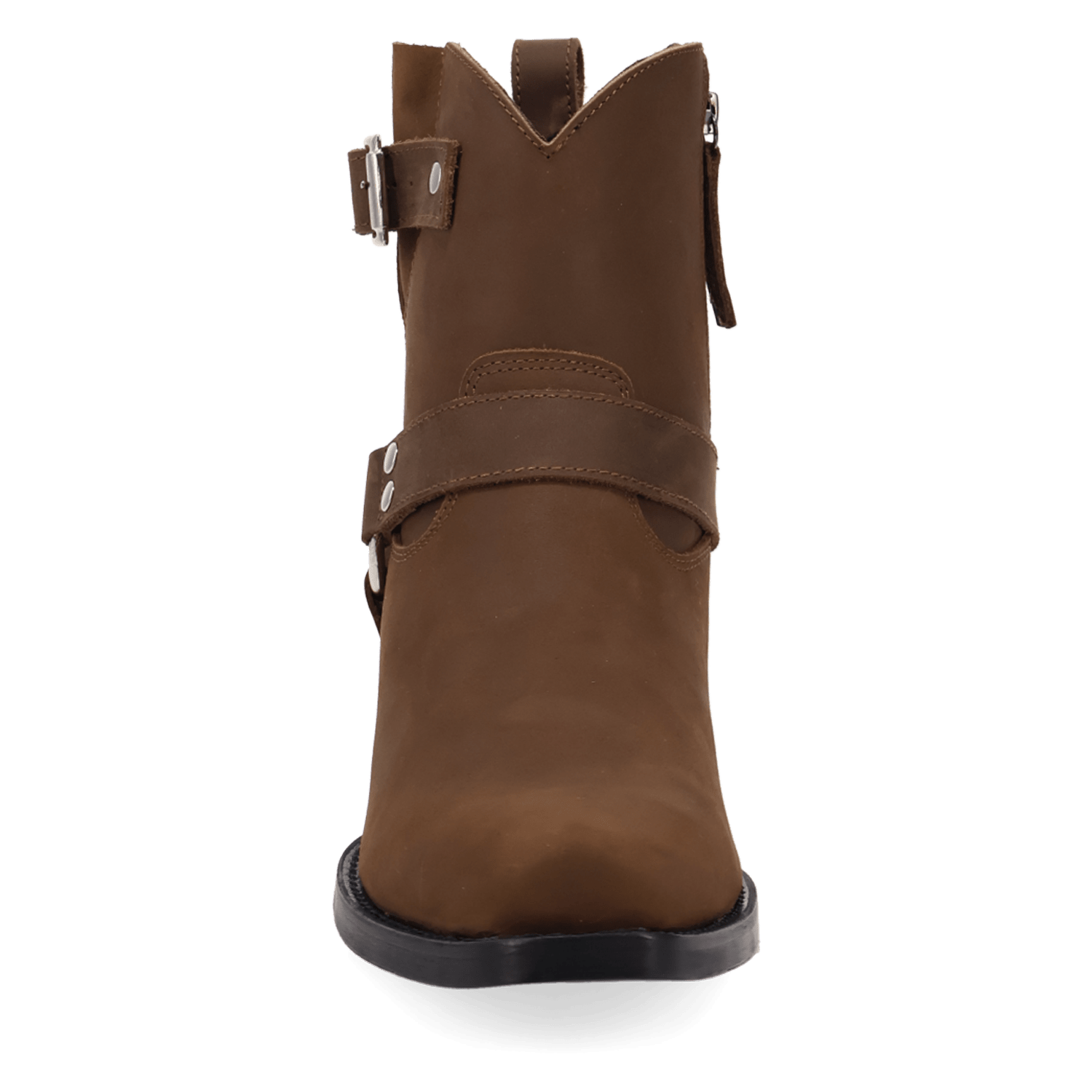 PRODUCT SHOT RENEGADE LEATHER BOOT AT FRONT ANGLE