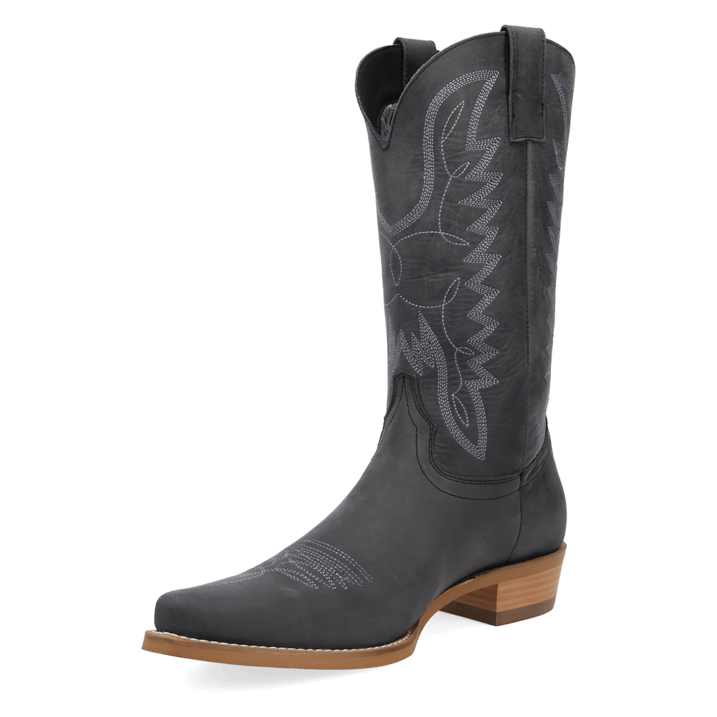 PRODUCT SHOT WORKHORSE LEATHER BOOT AT 225 DEGREE ANGLE