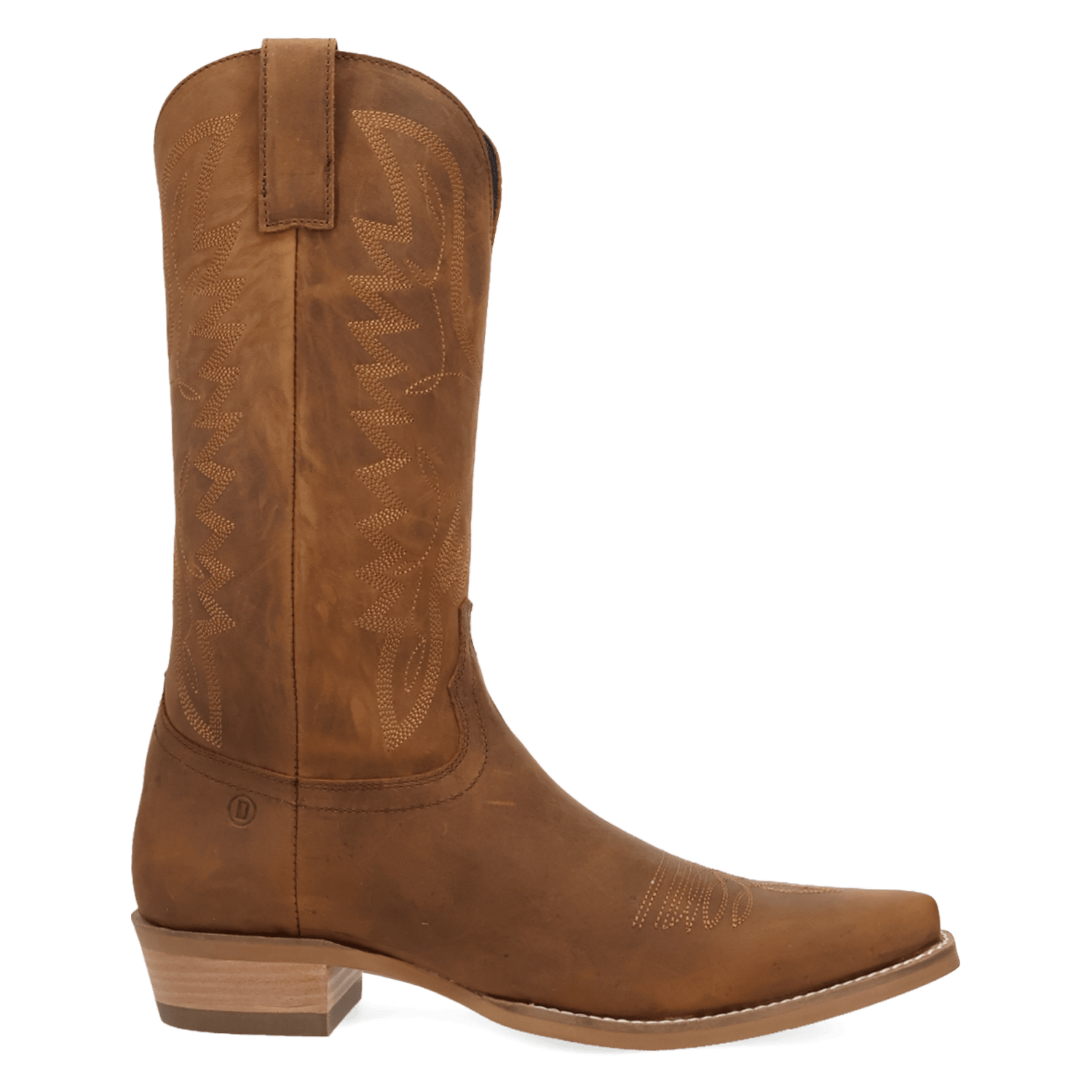 PRODUCT SHOT WORKHORSE LEATHER BOOT AT 90 DEGREE INSIDE ANGLE