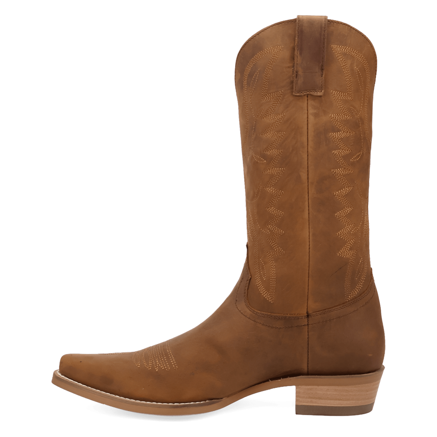PRODUCT SHOT WORKHORSE LEATHER BOOT AT 135 DEGREE OUTSIDE ANGLE