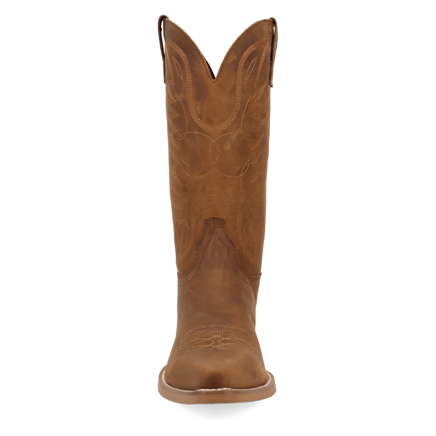 PRODUCT SHOT WORKHORSE LEATHER BOOT AT FRONT ANGLE